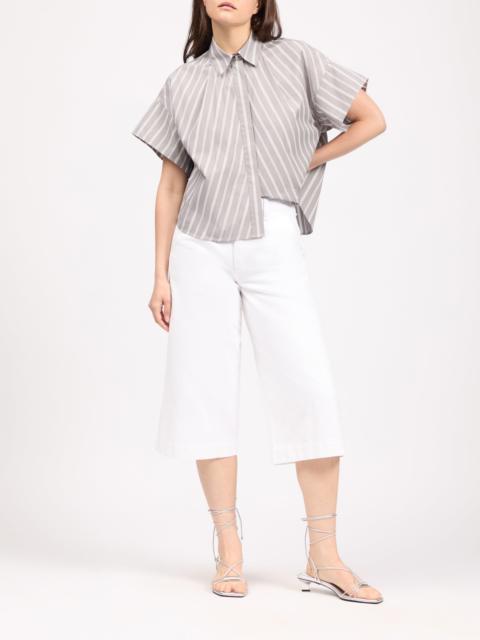 rag & bone Jade Capri Jean High-Rise in Lightweight Rigid Denim