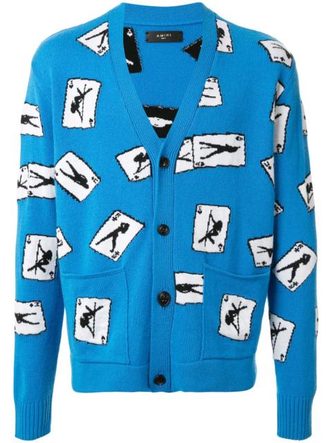 AMIRI pole-dance knit cardigan
