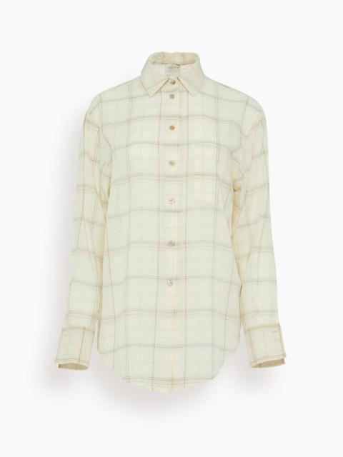 forte_forte Crepe Voile Shirt in Lattementa