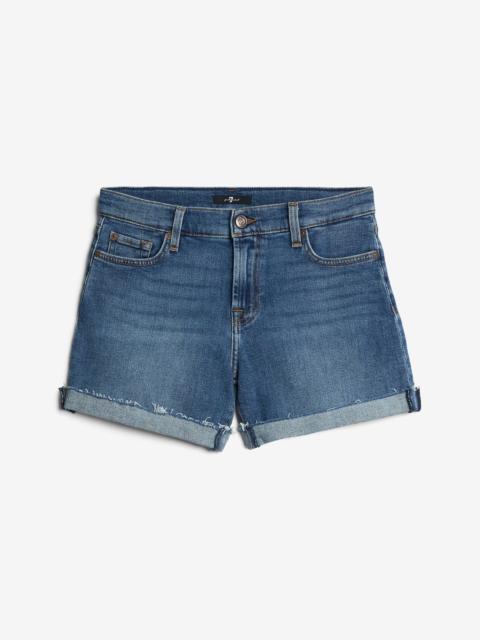 7 For All Mankind Mid Roll Short in Sea