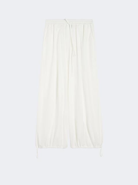 WEEKEND Max Mara Cotton baggy trousers - IVORY