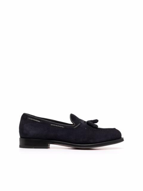 tassel-detail suede loafers