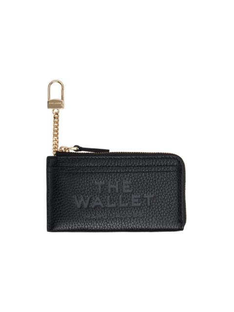 Marc Jacobs Black 'The Leather Top Zip Multi' Wallet