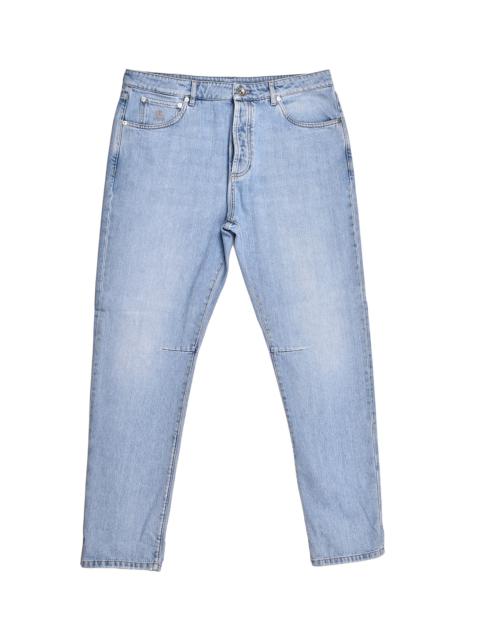 Brunello Cucinelli Denim 5 Pocket Jeans "Light Blue" BRUN236