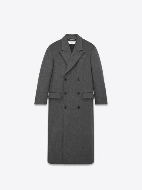 oversized coat in wool