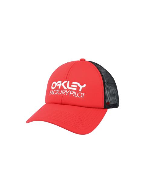 OAKLEY Factory Pilot Trucker Hat "Redline / Uniform Grey" FOS900510 9S6