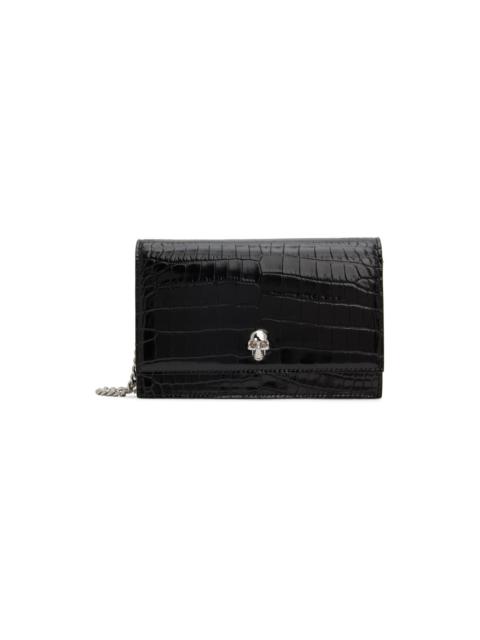 Alexander McQueen Black Small Skull Shoulder Bag