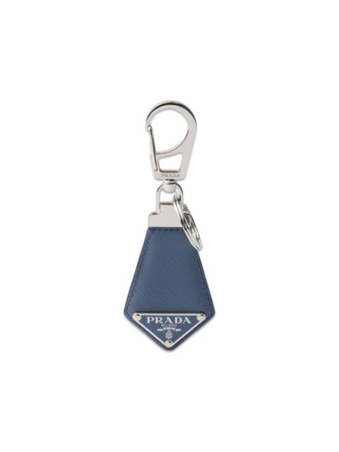 Prada Saffiano leather keychain