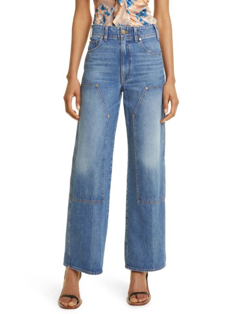 ULLA JOHNSON The Olympia Wide Leg Carpenter Jeans