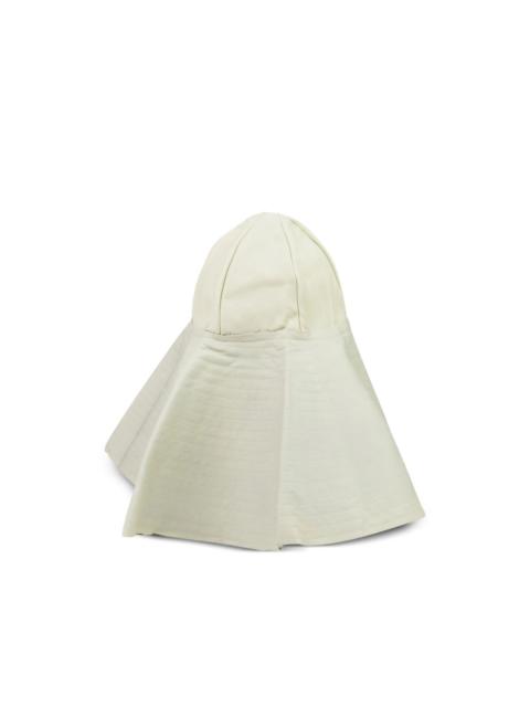 WHO DECIDES WAR panelled sun hat