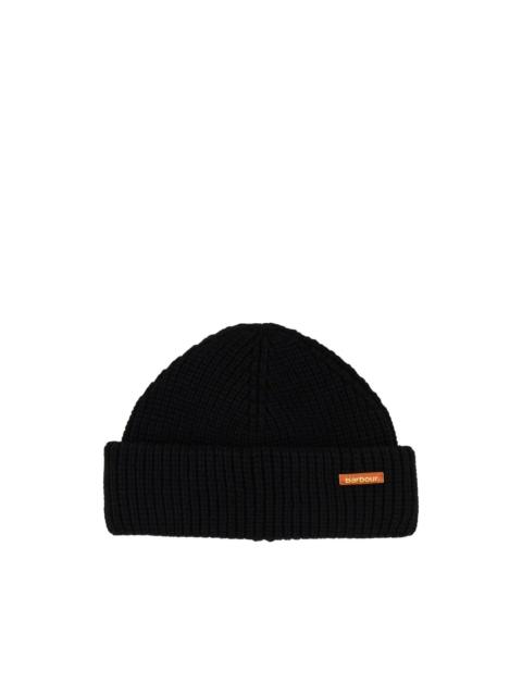 Barbour ribbed beanie