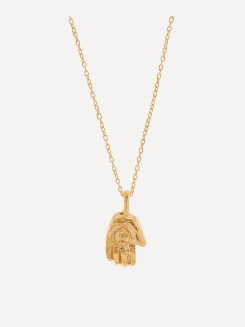 ALIGHIERI 24ct Gold-Plated Bronze Token Of Love Amulet Necklace