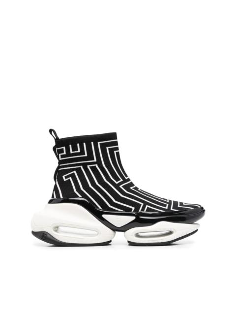 Balmain Bold Hiking 모노그램 운동화