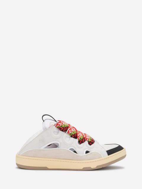 Lanvin LEATHER CURB MULE SNEAKERS