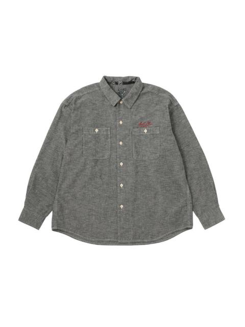 visvim LUMBER CHAMBRAY L/S BLACK