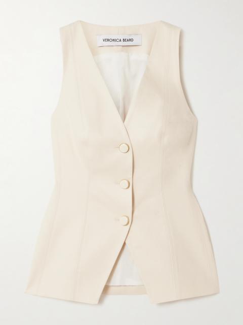 VERONICA BEARD Avalina Lyocell-blend Vest