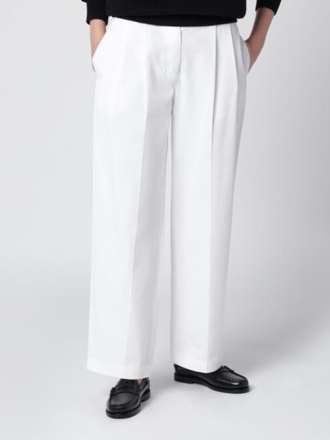 TOTEME White cotton trousers