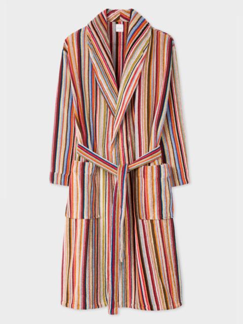 Paul Smith 'Signature Stripe' Towelling Dressing Gown