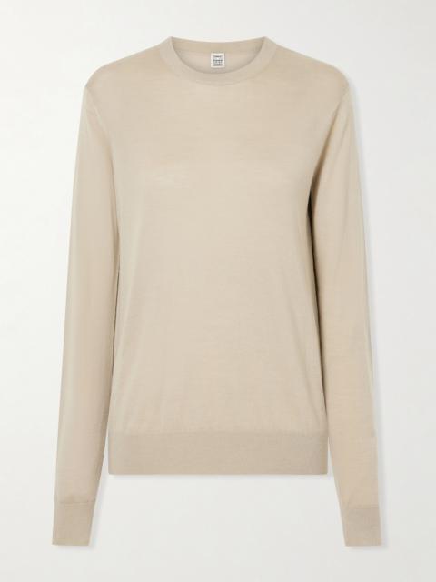 TOTEME Wool And Silk-blend Sweater