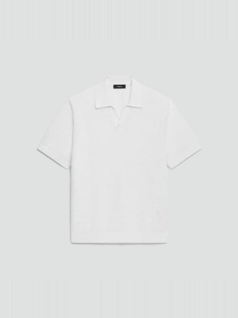 Theory Brenan Polo Shirt in Pacific Linen