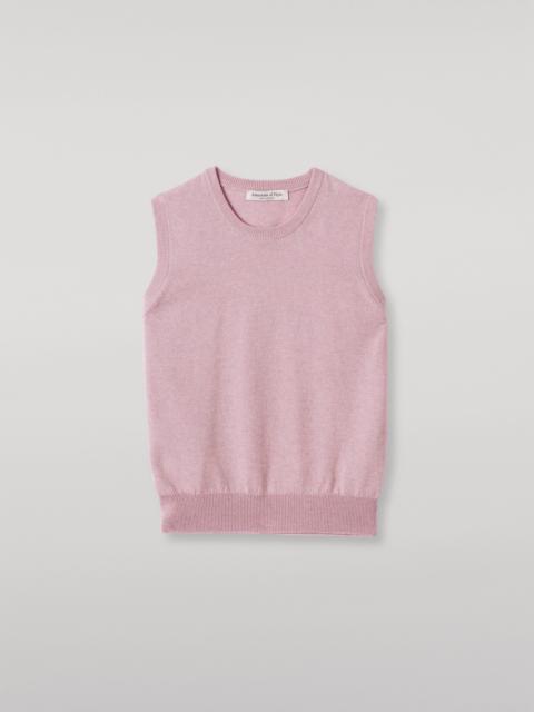 Johnstons of Elgin Iris Light Pink Classic Cashmere Tank