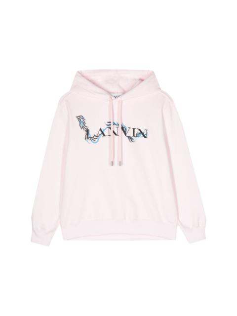 Lanvin logo-print cotton hoodie