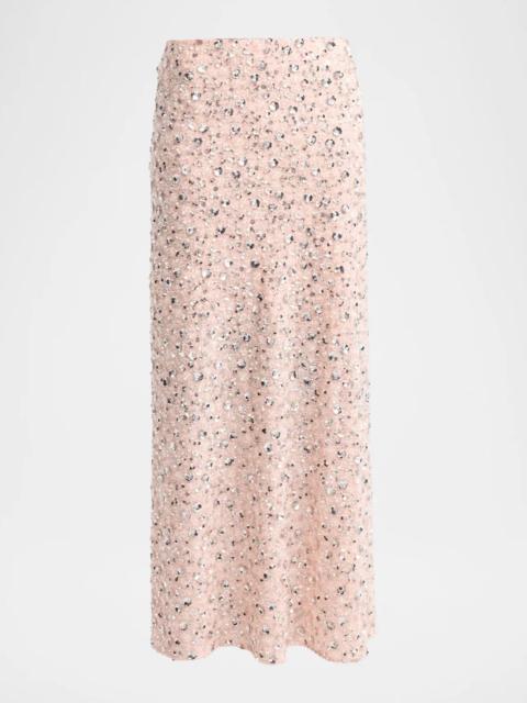 rabanne Embellished Maxi Skirt