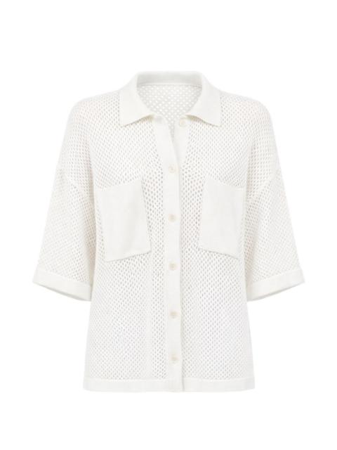 Allude chest-pockets button-fastening shirt