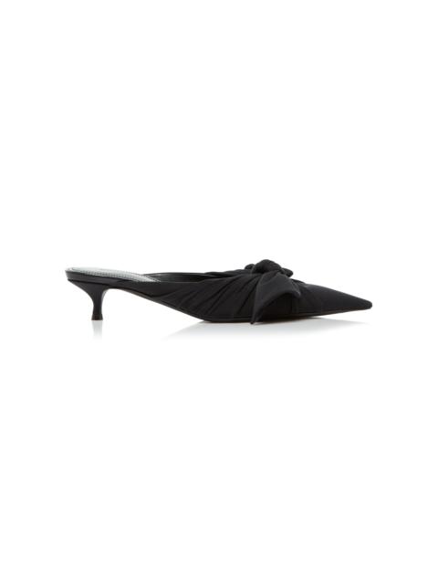 BALENCIAGA Knife Knot Cupro Mules black