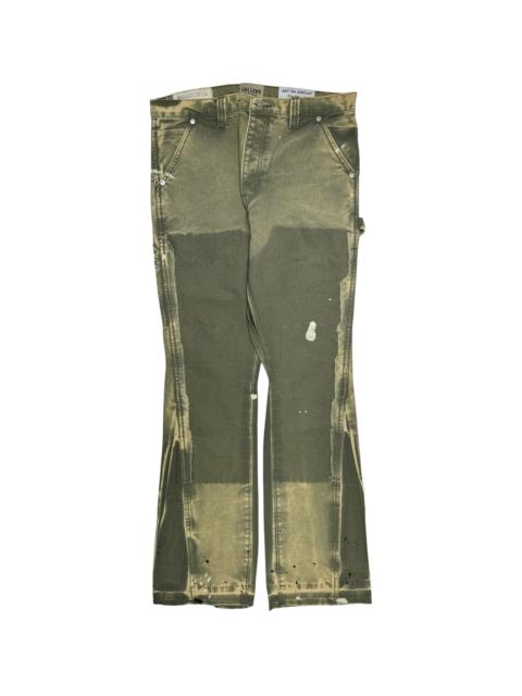 GALLERY DEPT. LA Flare Carpenter Pants Paint Splatter "Moss Multi" GDCLFMC