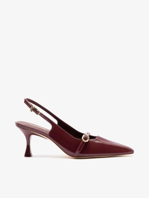 Larroudé Ines Pump Burgundy Leather
