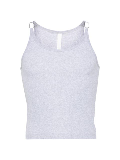 Wire Strap organic cotton tank top