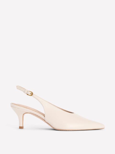 BODEN High Cut Slingback Court-Ecru