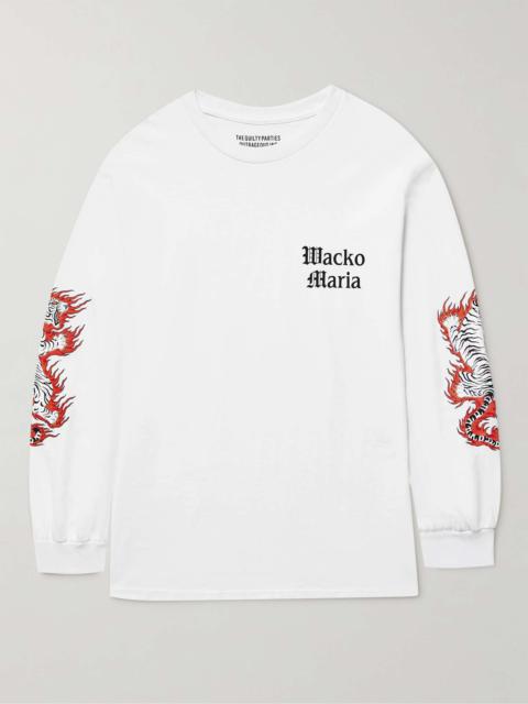 WACKO MARIA + Tim Lehi Printed Cotton-Jersey T-Shirt