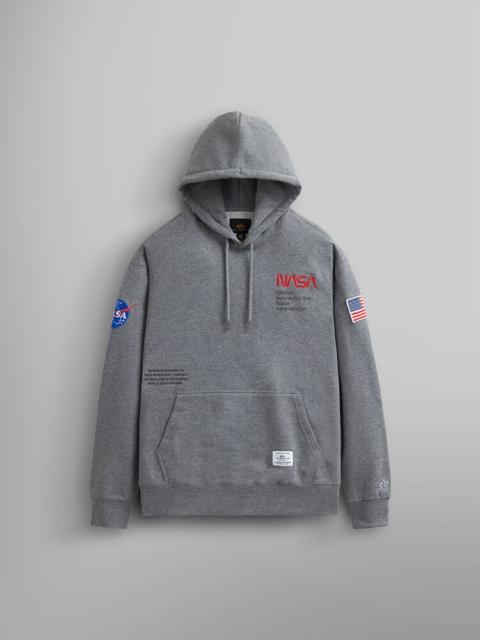 ALPHA INDUSTRIES NASA WORM LOGO HOODIE