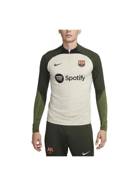 Nike Nike Dri-FIT F.C. Barcelona Strike Drill Top 'Beige' DX3102-222
