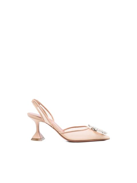 Amina Muaddi Begun embellishment pumps