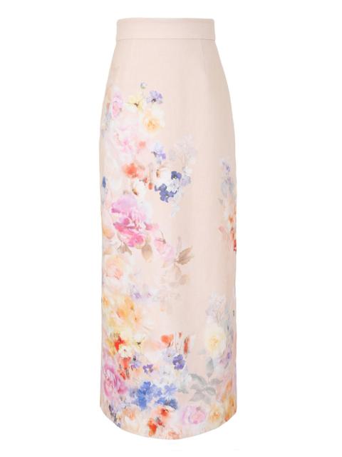 Zimmermann CRUSH PENCIL MIDI SKIRT