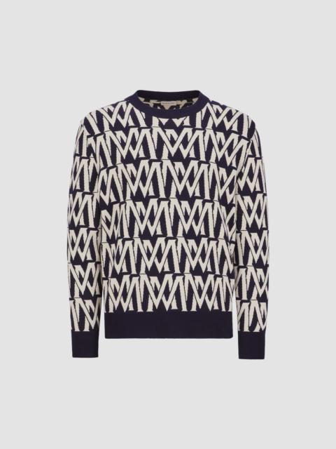 Moncler Monogram Jacquard Sweater