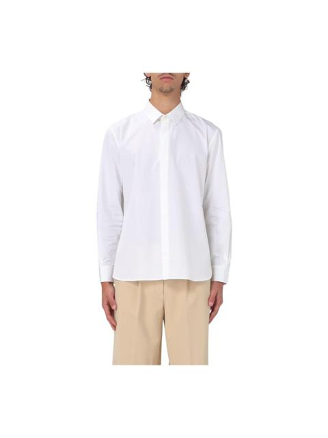 SAINT LAURENT BLACK POPLIN SHIRT ELEGANT STYLE