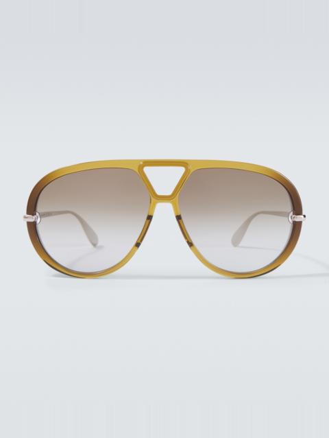 Bottega Veneta Drop aviator sunglasses