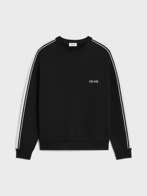 CELINE celine loose sweatshirt in cotton fleece