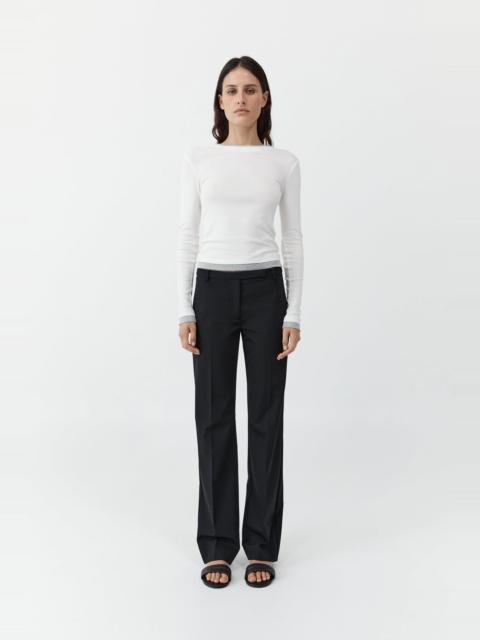 ST. AGNI Fine Band 90s Pants - Black