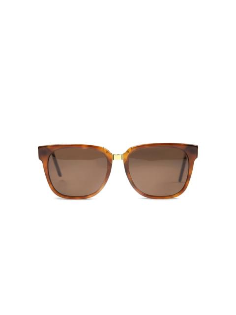 RETROSUPERFUTURE leopard-print gold-detail sunglasses