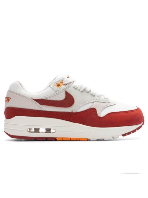 Nike WOMEN'S NIKE AIR MAX 1 LX - SAIL/RUGGED ORANGE/LIGHT OREWOOD BROWN