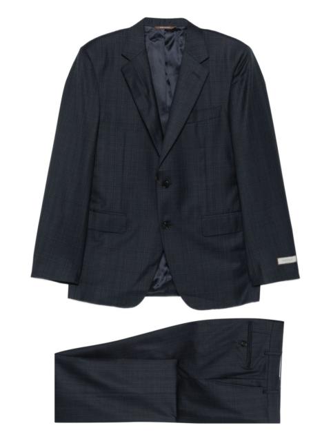 Canali plaid wool suit