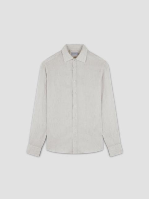 Paul & Shark LINEN SEERSUCKER SHIRT WITH FRENCH COLLAR