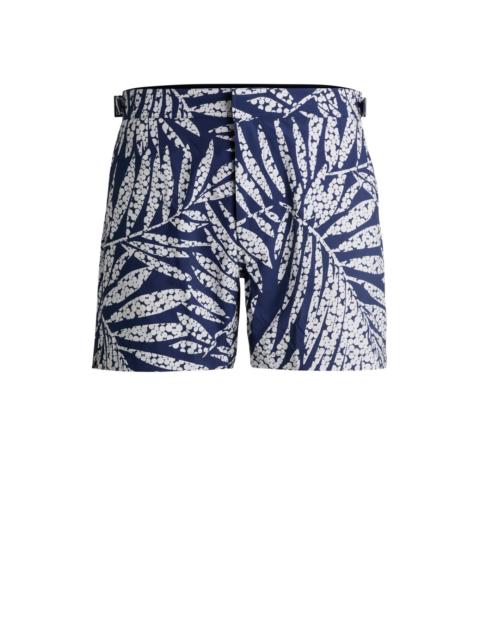BOSS FULLY LINED SWIM SHORTS IN QUICK-DRYING PRINTED FABRIC
