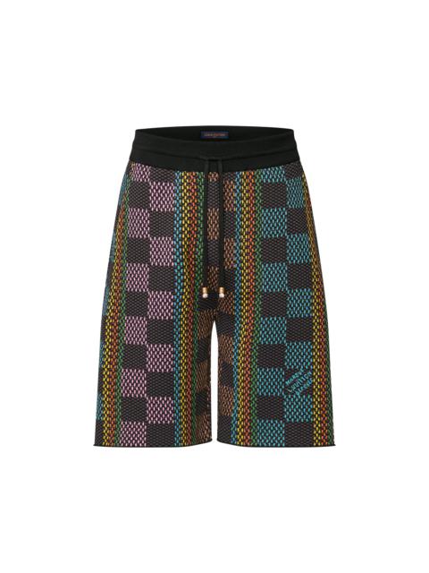 Louis Vuitton Damier Cotton Knit Shorts
