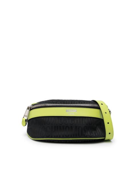 Moschino logo-jacquard belt bag